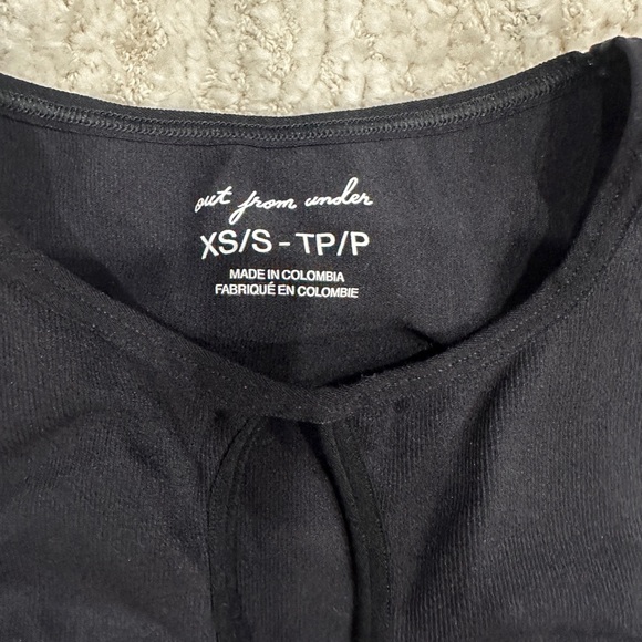 Out From Under Violetta Seamless Cutout Bra Top Black - Picture 5 of 5